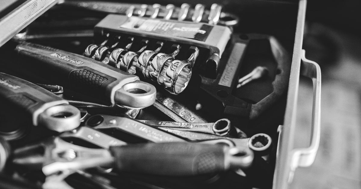 technician toolbox house entrance — Rapid Keys Locksmith
